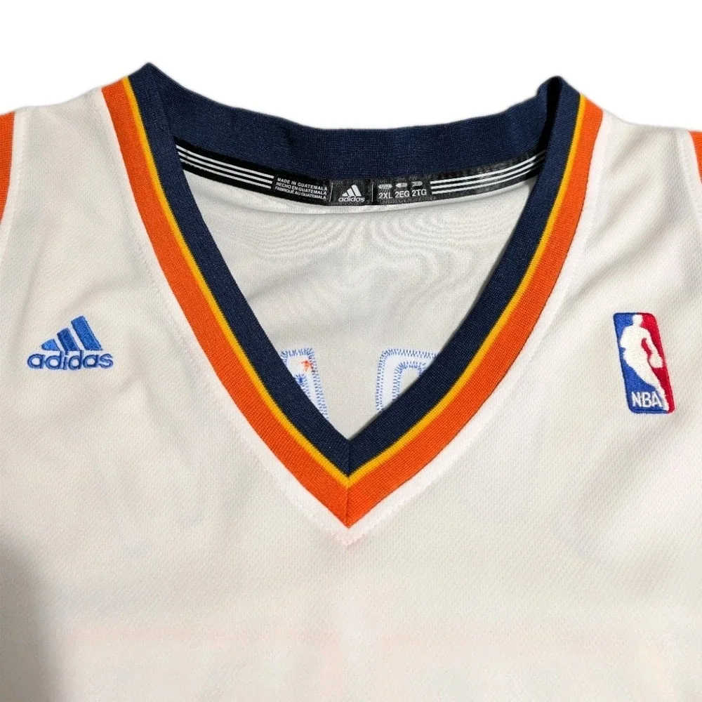 Adidas Kevin Durant OKC Thunder Jersey Mens XXL +2 White Swingman NWT NBA